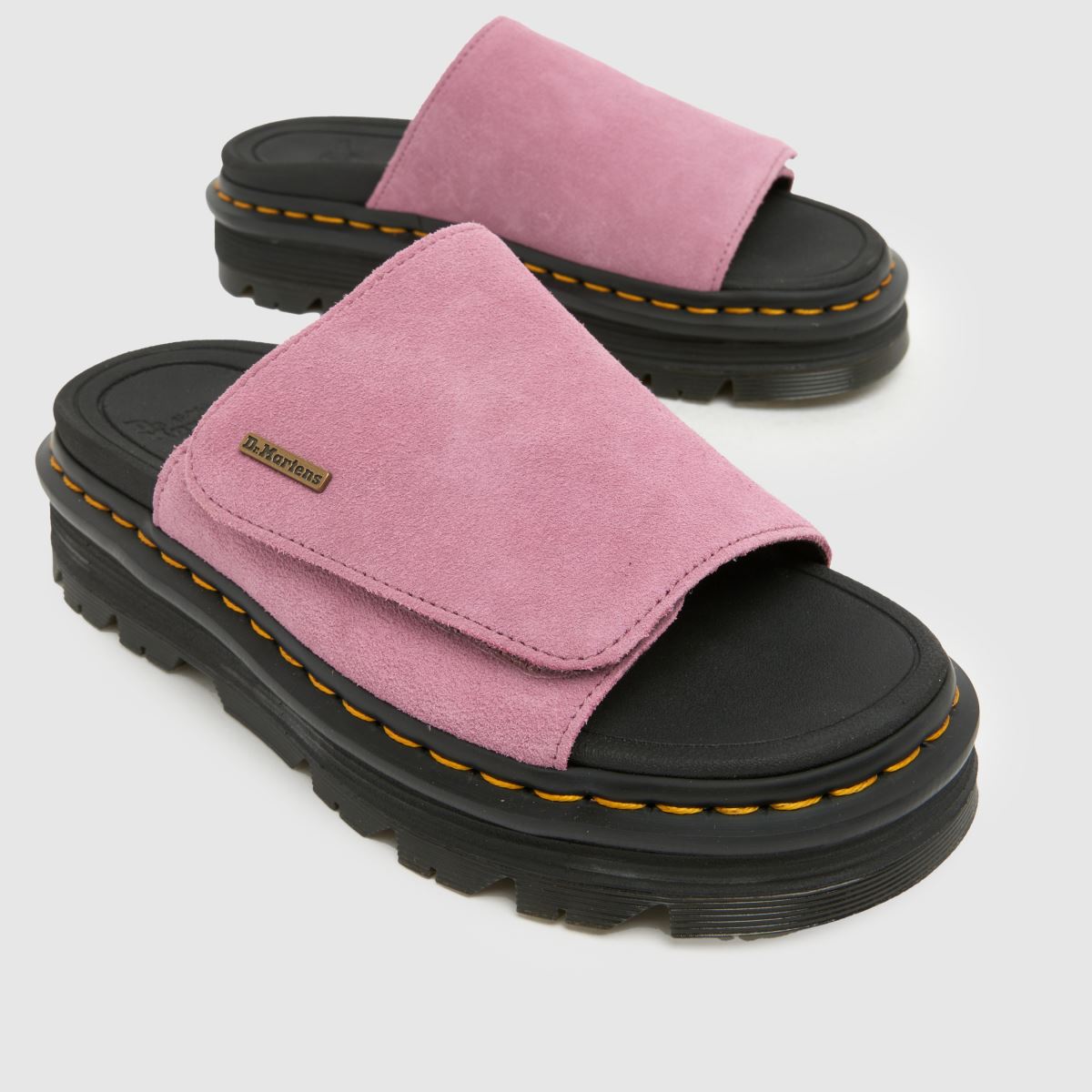 Dr Martens Zebzag Slide in Pale Pink Dr Martens Zebzag Slide 4