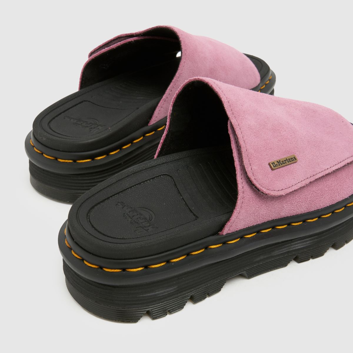 Womens Pale Pink Dr Martens Zebzag Slide Sandals | schuh