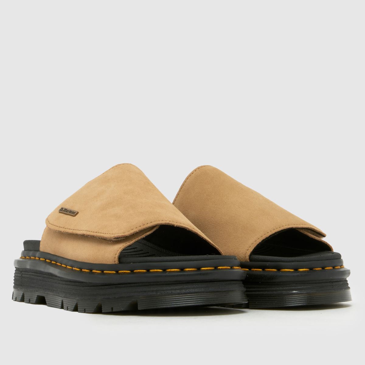 Dr Martens Zebzag Slide in Tan Dr Martens Zebzag Slide 8