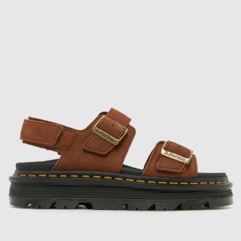 Dr Martens Brown Zebzag Womens Sandals