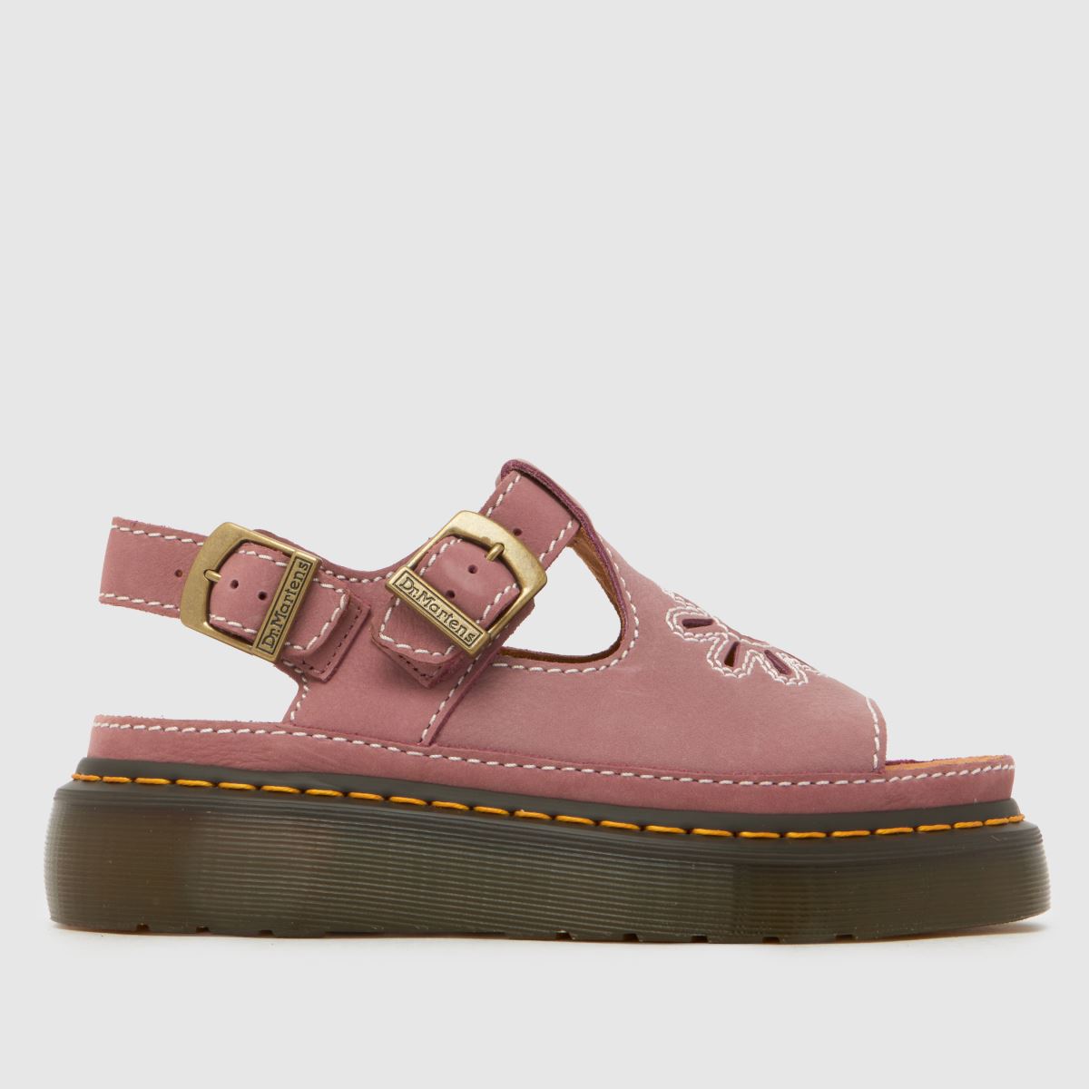 Dr. Martens Dunnet Flower Sandals in Pale Pink