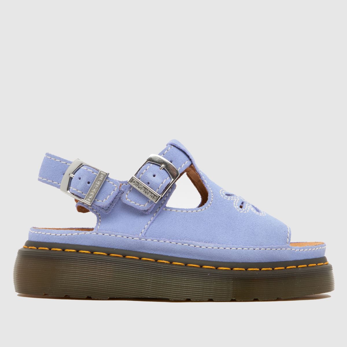 Dr. Martens Dunnet Flower Sandals in Pale Blue