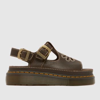 Dr Martens Brown Dunnet Flower Womens Sandals