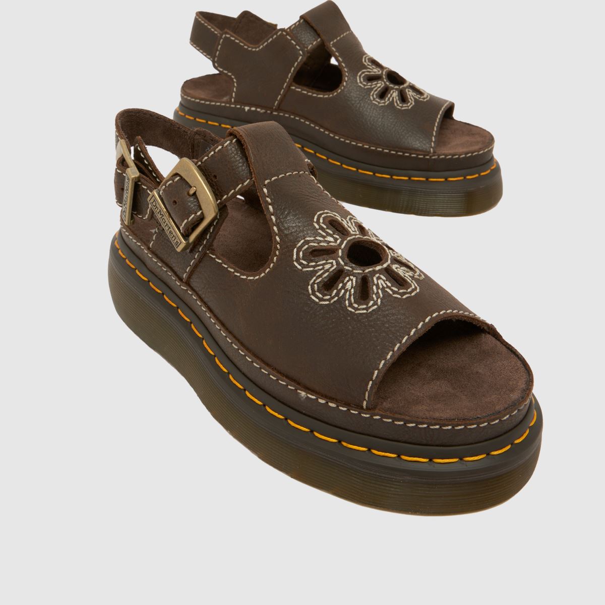 Dr Martens Dunnet Flower in Brown Dr Martens Dunnet Flower 4