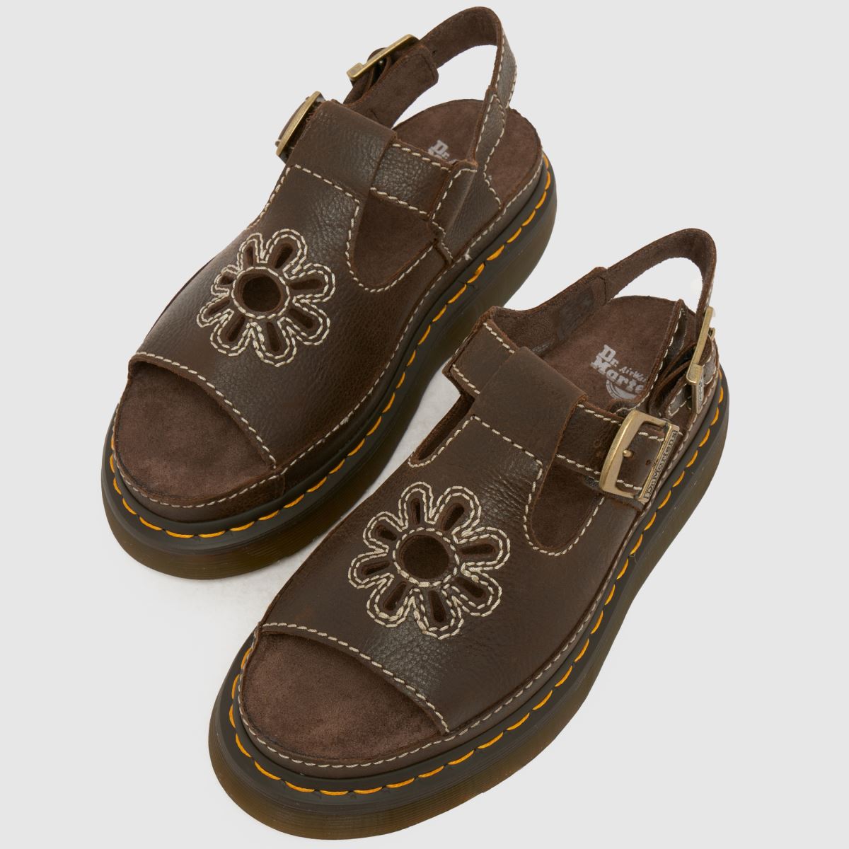 Dr Martens Dunnet Flower in Brown Dr Martens Dunnet Flower 7