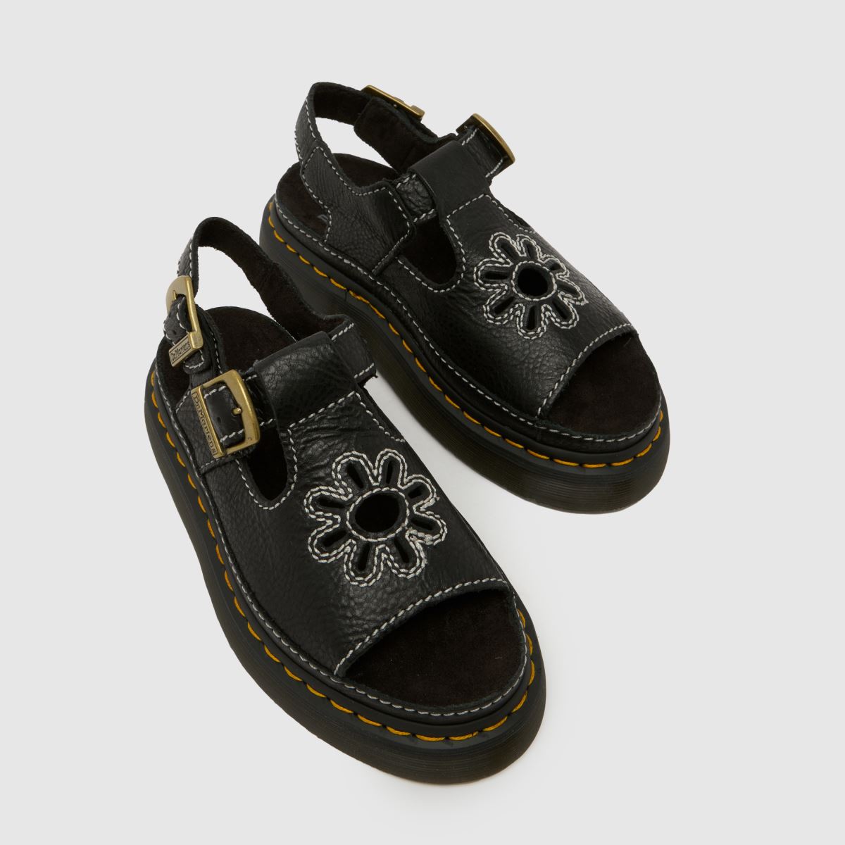 Dr Martens Dunnet Flower in Black Dr Martens Dunnet Flower 7