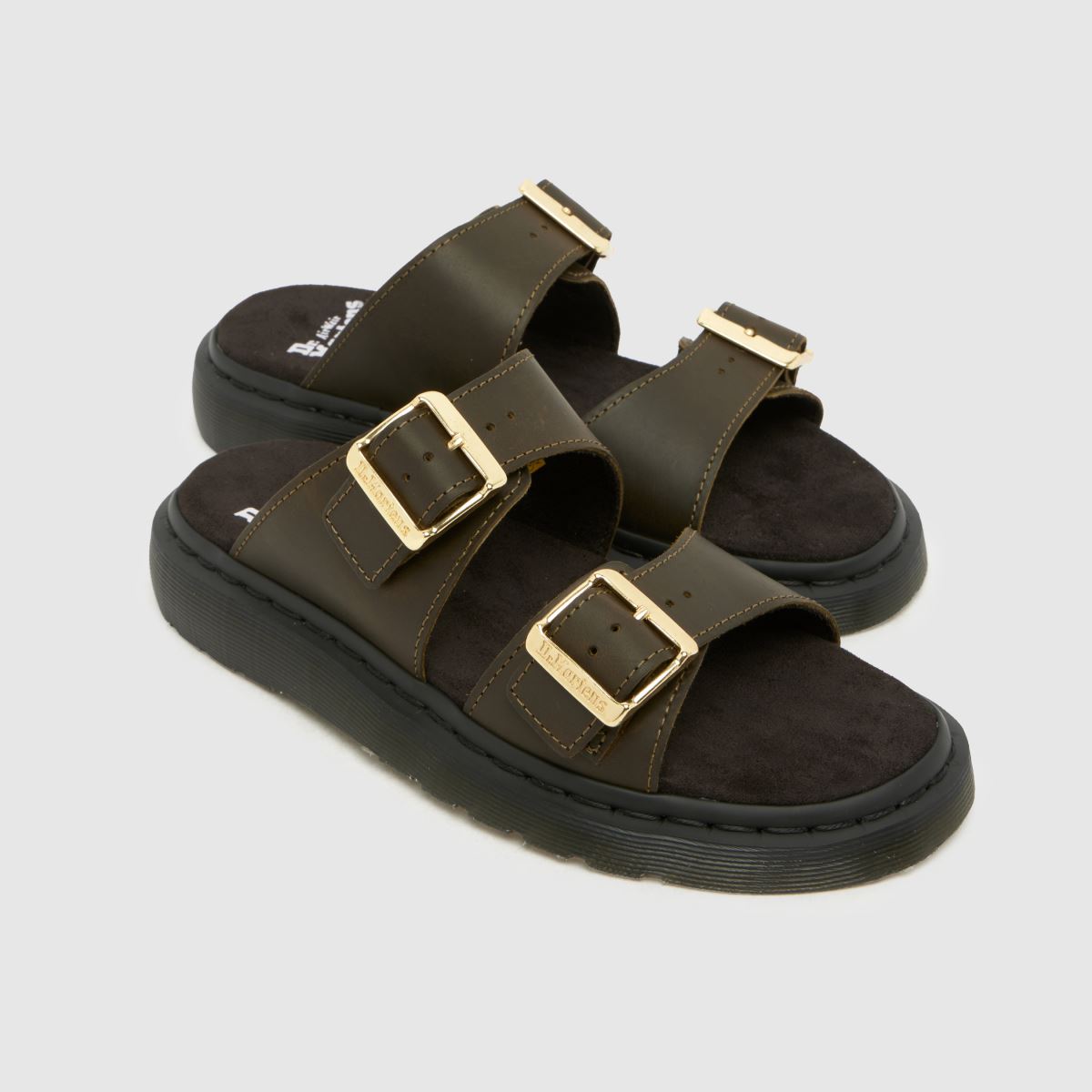 Dr Martens Josef Slide in Khaki Dr Martens Josef Slide 4
