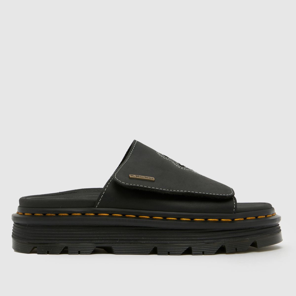 Dr. Martens Zebzag Dunnet Flower Slide Sandals in Black