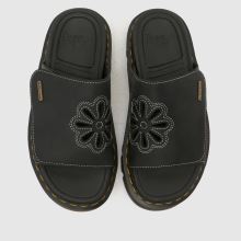 Dr Martens Zebzag Dunnet Flower Slide in Black Dr Martens Zebzag Dunnet Flower Slide,3 of 4
