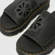 Dr Martens Zebzag Dunnet Flower Slide in Black Dr Martens Zebzag Dunnet Flower Slide,4 of 4