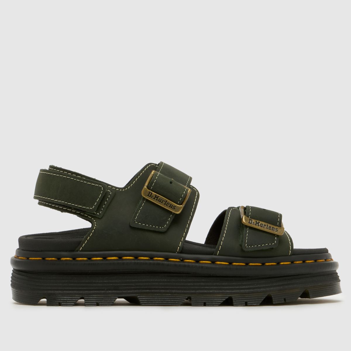 Dr. Martens Zebzag Sandals in Dark Green