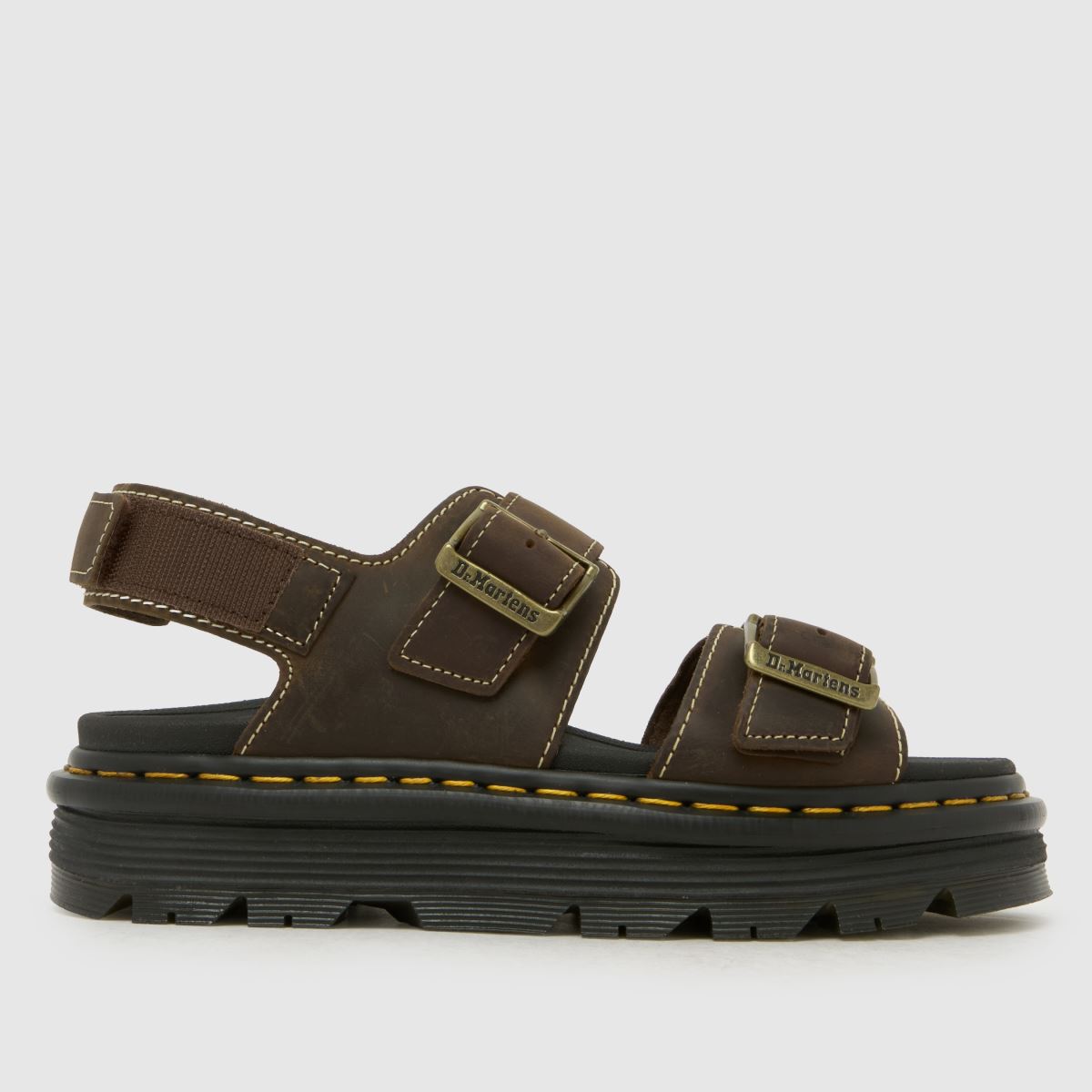 Dr. Martens Zebzag Sandals in Dark Brown