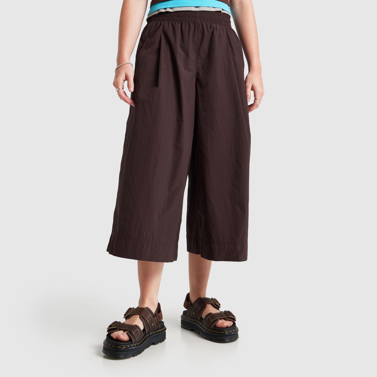 Damen Dr Martens Dunkelbraun Zebzag Sandalen Dr Martens Zebzag 8
