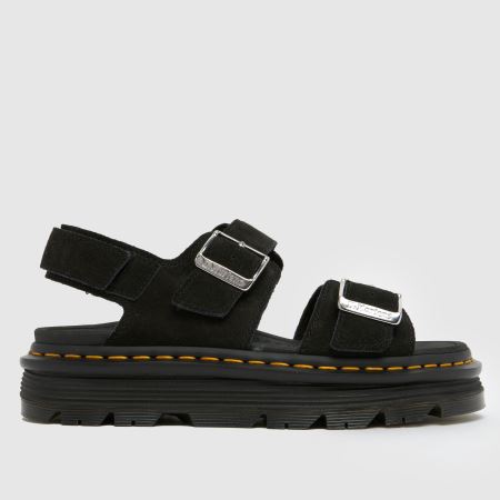 Womens Black Dr Martens Zebzag Mule Sandals | schuh