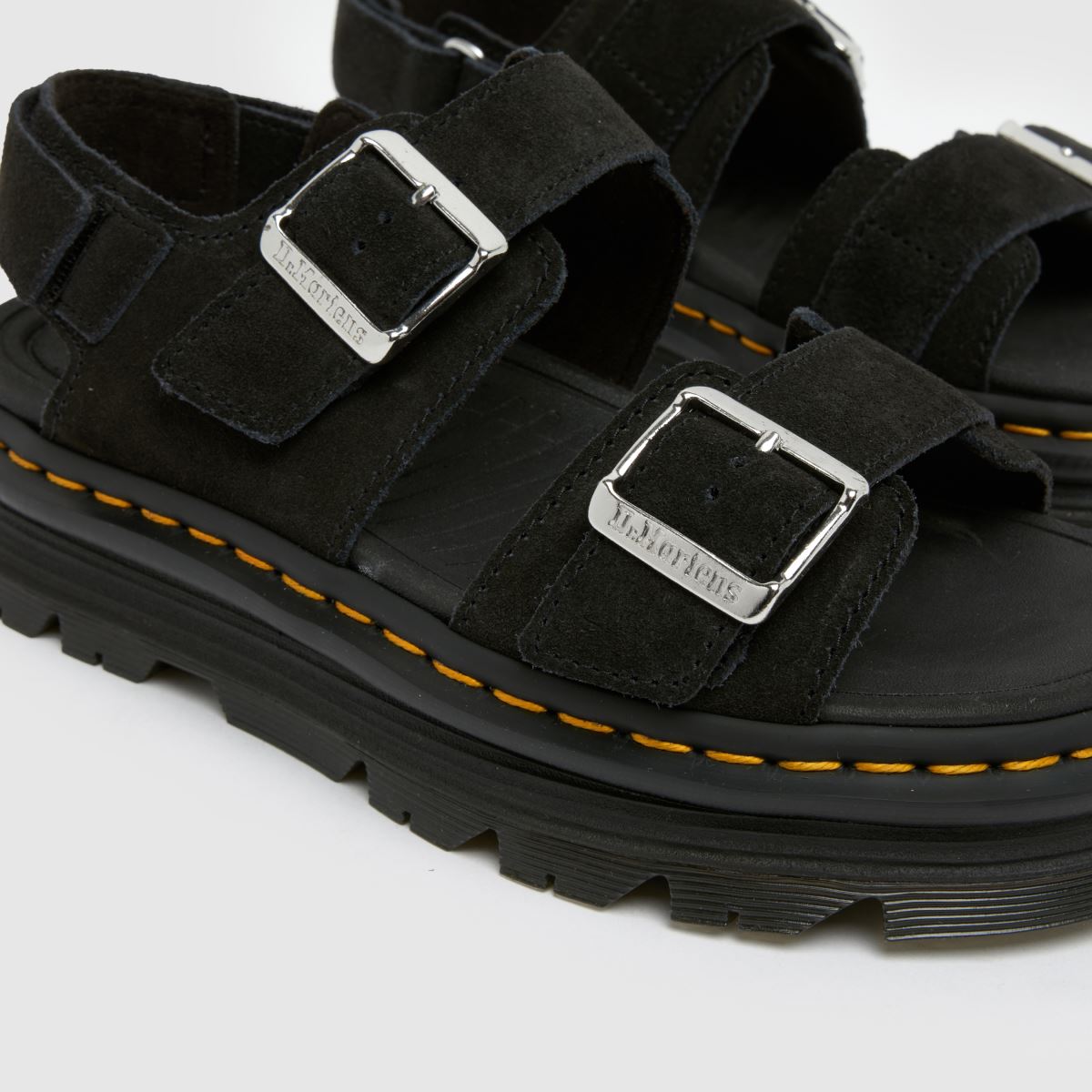 Womens Black Dr Martens Zebzag Sandals | schuh