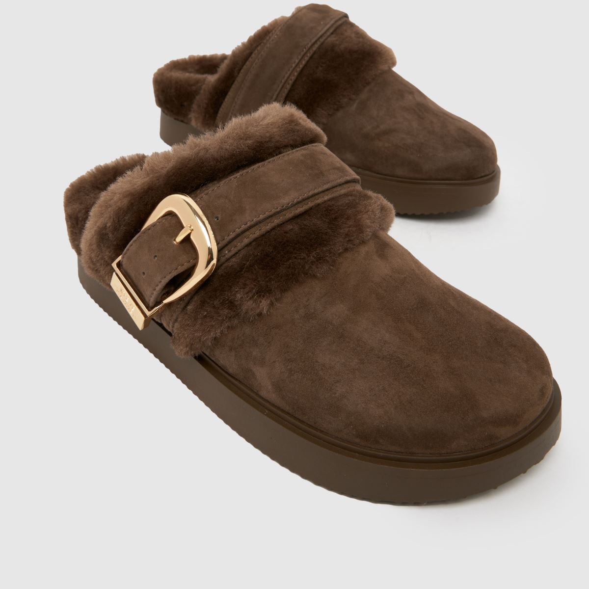 Steve Madden Cozy Up Clog in Brown Steve Madden Cozy Up Clog 4