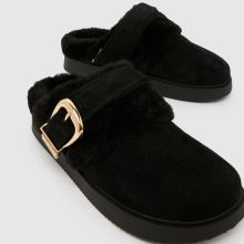 Steve Madden Cozy Up Clog in Black Steve Madden Cozy Up Clog,3 of 4