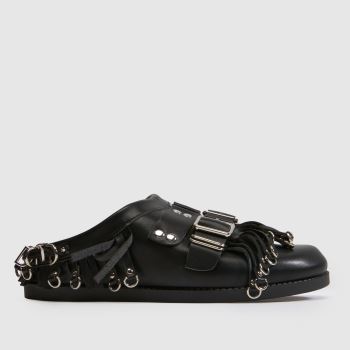 Azalea Wang Black Irving Mule Womens Sandals