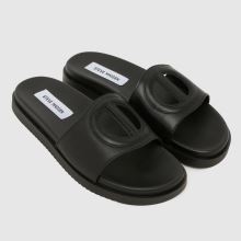 Steve Madden Mayke Slide in Black Steve Madden Mayke Slide,1 of 4