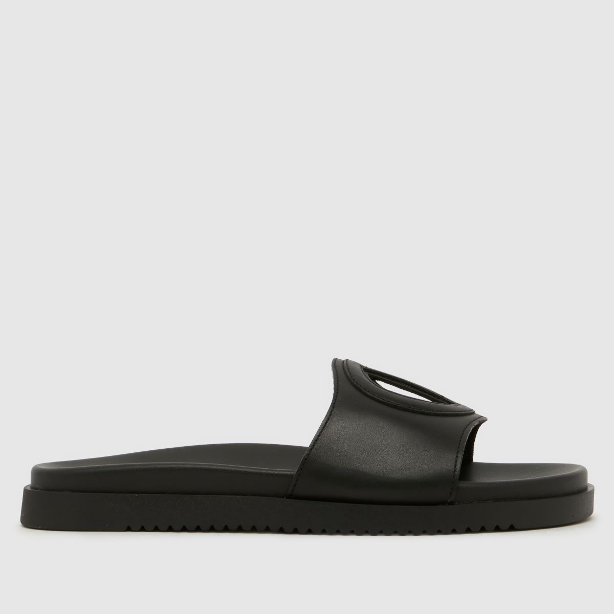 Steve Madden Mayke Slide Sandals in Black