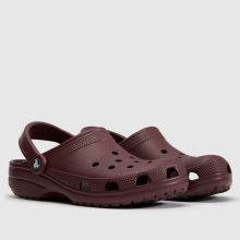 Crocs Classic Clog in Burgundy Crocs Classic Clog,2 of 4