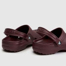 Crocs Classic Clog in Burgundy Crocs Classic Clog,3 of 4