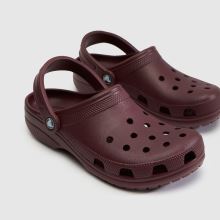 Crocs Classic Clog in Burgundy Crocs Classic Clog,4 of 4