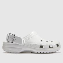 Crocs Classic Metallic Buckle Clog in Light Grey Crocs Classic Metallic Buckle Clog,1 of 4