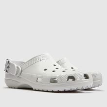 Crocs Classic Metallic Buckle Clog in Light Grey Crocs Classic Metallic Buckle Clog,2 of 4