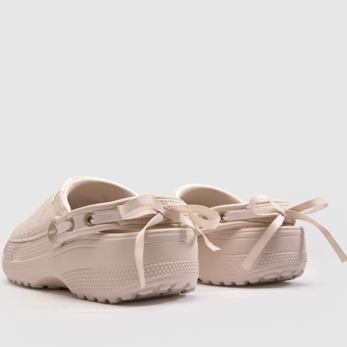 Crocs Classic Crafted Lace Clog in Beige Crocs Classic Crafted Lace Clog 7