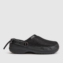 Crocs Classic Crafted Lace Clog in Black Crocs Classic Crafted Lace Clog,1 of 4