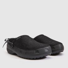 Crocs Classic Crafted Lace Clog in Black Crocs Classic Crafted Lace Clog,2 of 4