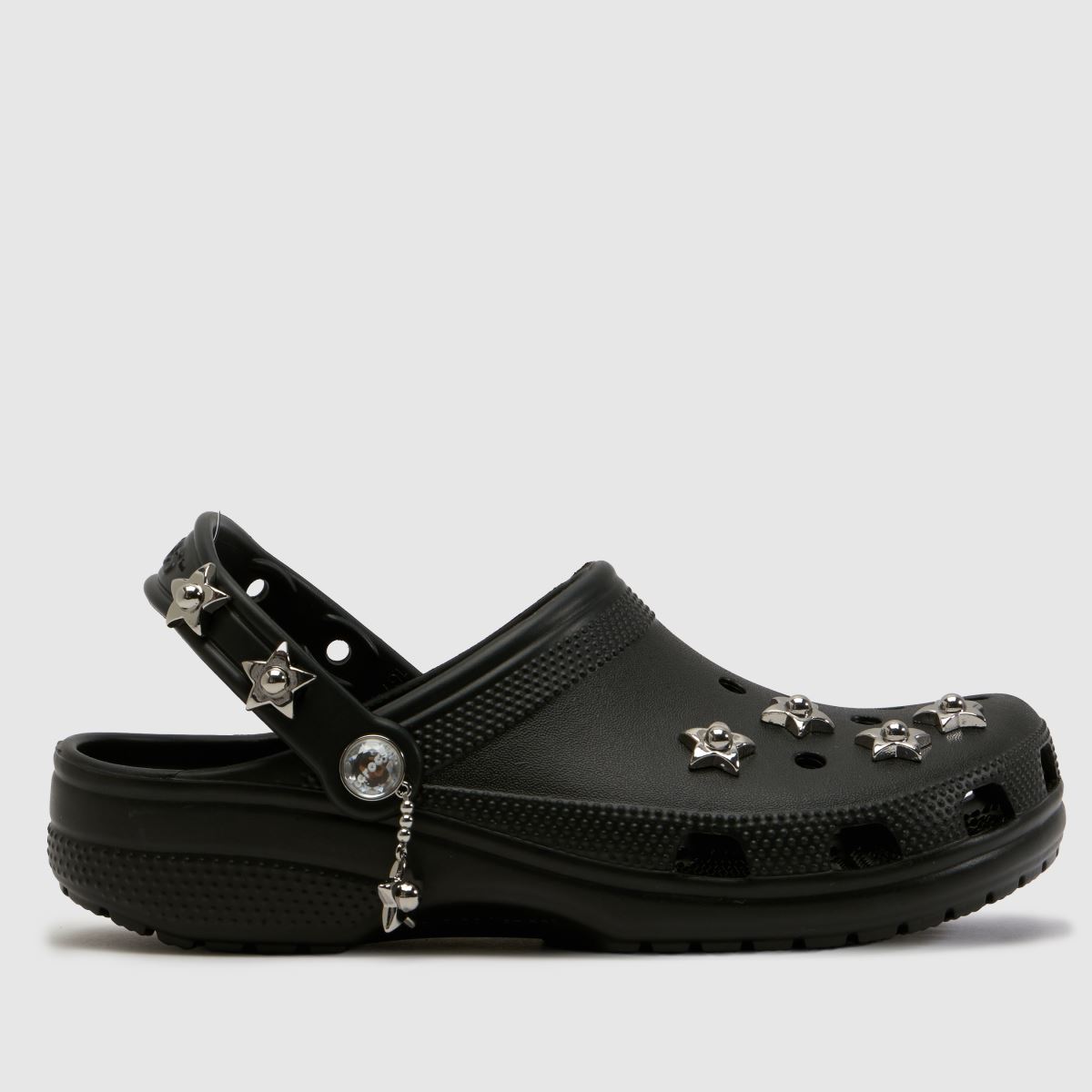 Crocs Classic Metal Minis Clog in Black Crocs Classic Metal Minis Clog