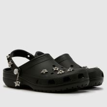 Crocs Classic Metal Minis Clog in Black Crocs Classic Metal Minis Clog,2 of 4
