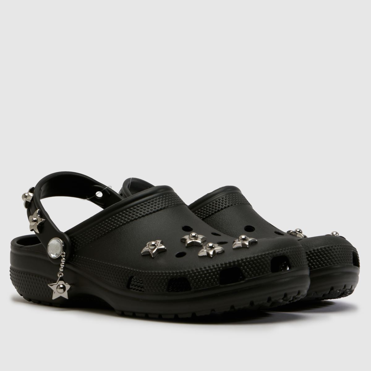 Crocs Classic Metal Minis Clog in Black Crocs Classic Metal Minis Clog 3
