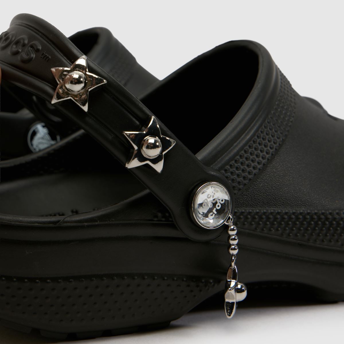 Crocs Classic Metal Minis Clog in Black Crocs Classic Metal Minis Clog 7