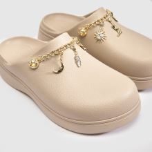 Crocs Dylan Notched Clog in Beige Crocs Dylan Notched Clog,3 of 4