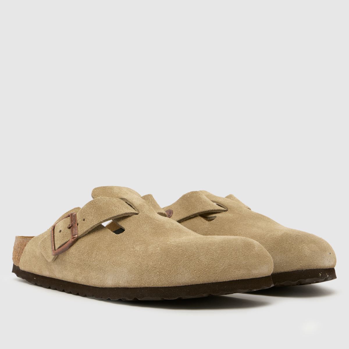 BIRKENSTOCK Boston Clog Narrow Fit in Taupe BIRKENSTOCK Boston Clog Narrow Fit 3