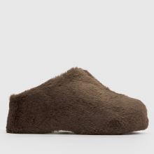 Azalea Wang Darwin Fur Mule in Brown Azalea Wang Darwin Fur Mule,1 of 4