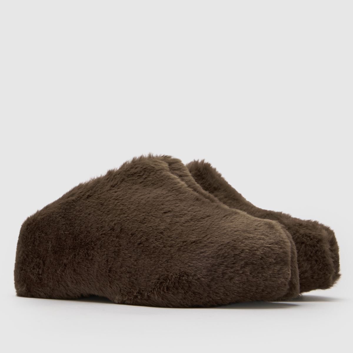 Azalea Wang Darwin Fur Mule in Brown Azalea Wang Darwin Fur Mule 3