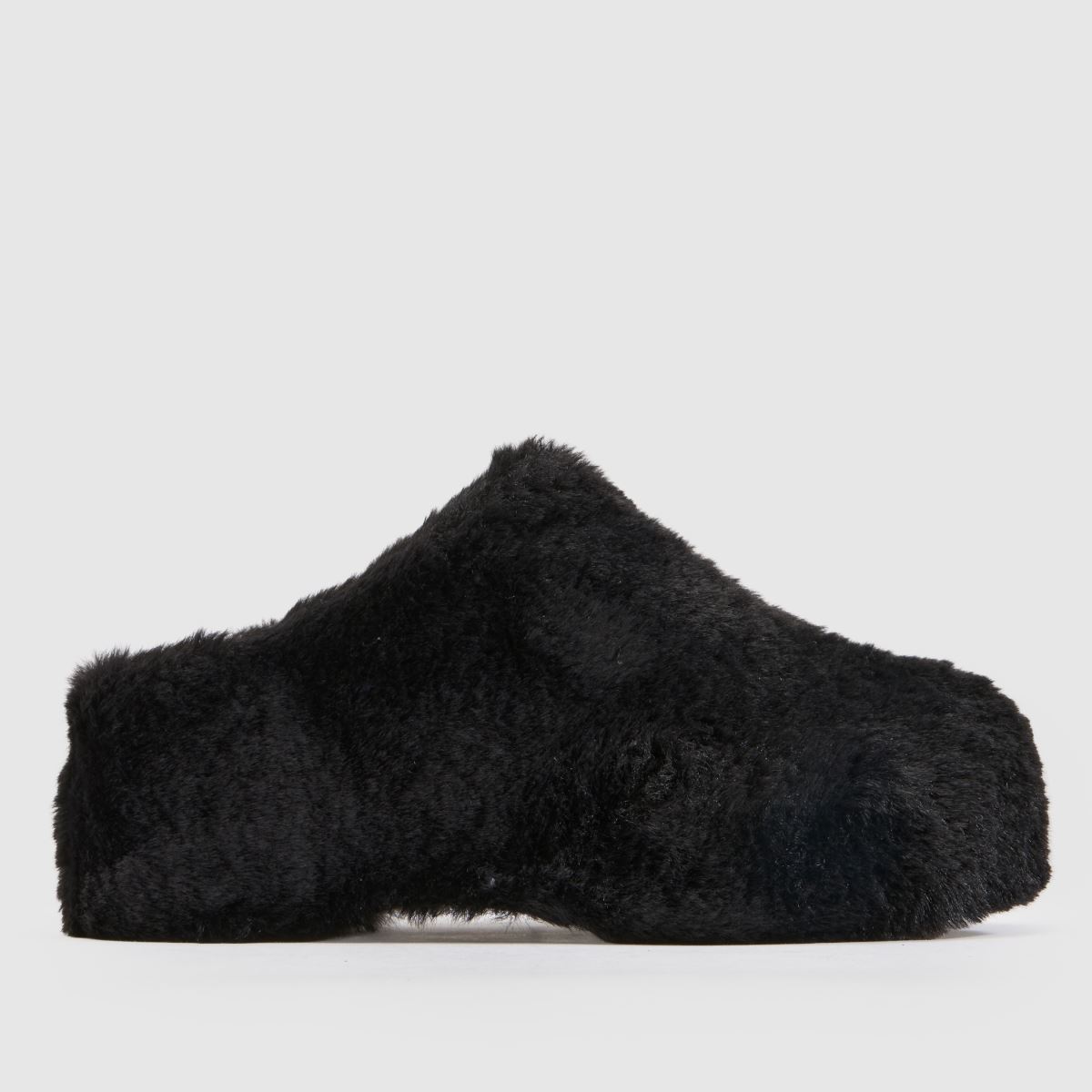 Azalea Wang Darwin Fur Mule in Black Azalea Wang Darwin Fur Mule