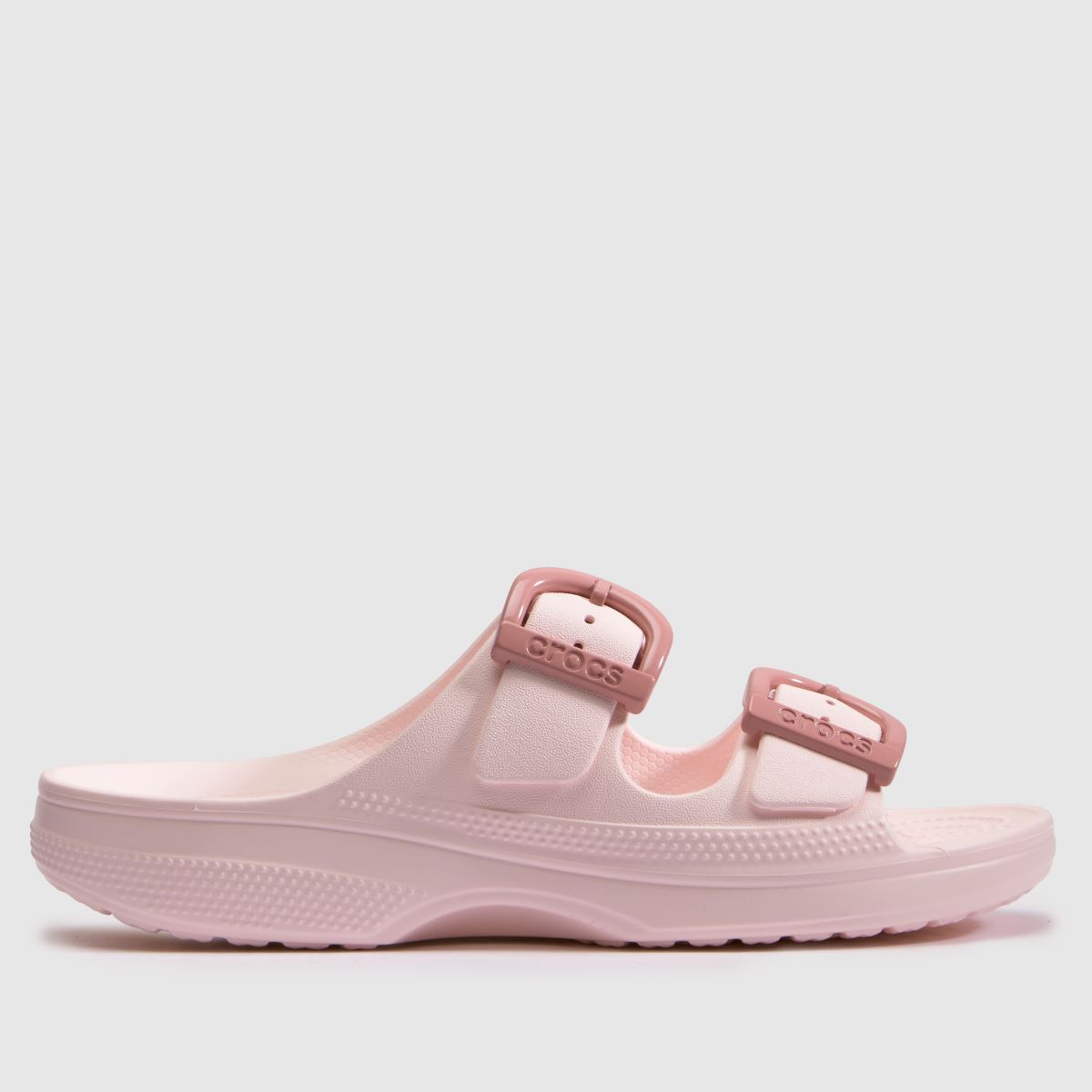 Crocs Saturday Enamel Buckle in Pale Pink Crocs Saturday Enamel Buckle