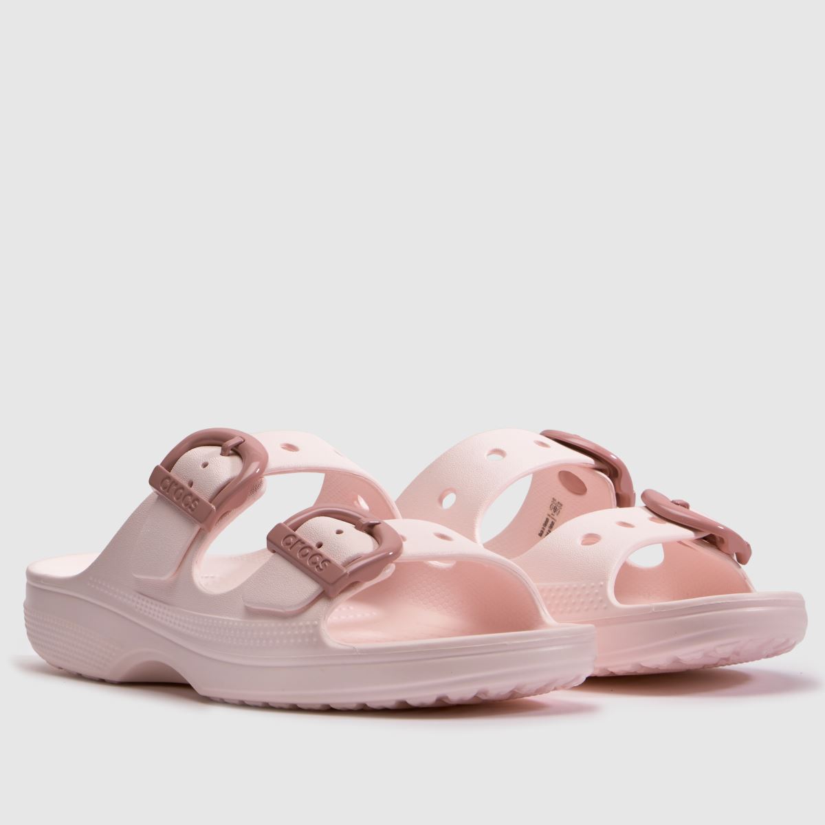 Crocs Saturday Enamel Buckle in Pale Pink Crocs Saturday Enamel Buckle 3