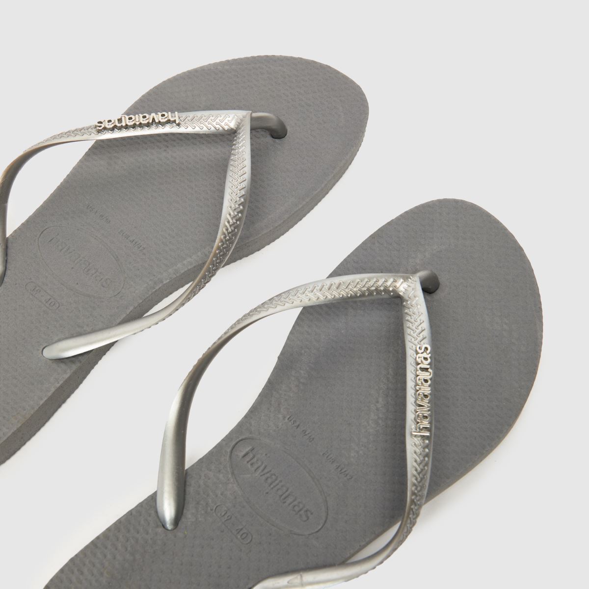 Havaianas slim metallic grey online