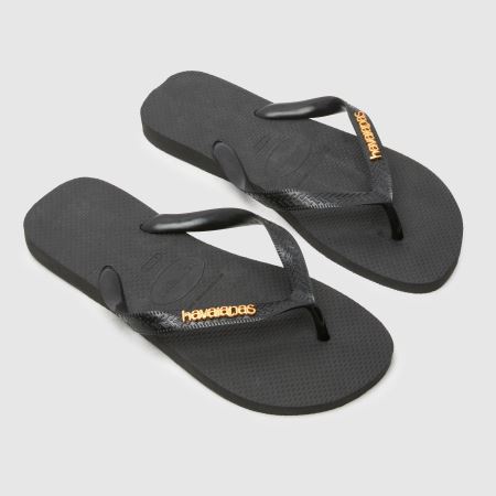 Havaianas logo metallic flip 1