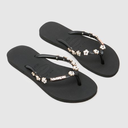 Havaianas Slim Stylish Flip in Black