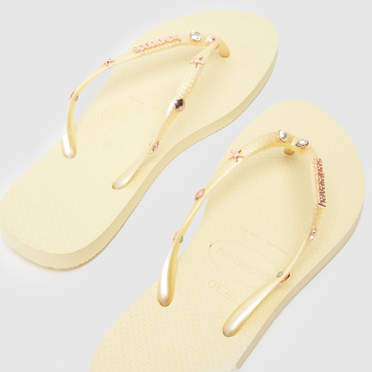 Havaianas Slim Luxury Aqua Flip in Beige Havaianas Slim Luxury Aqua Flip 7