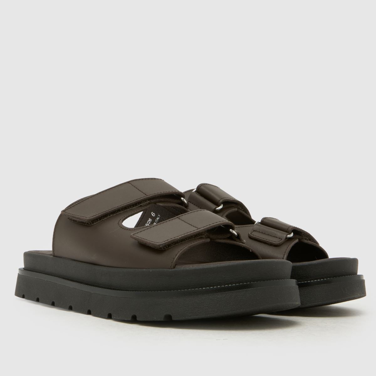 schuh Trina Chunky Leather in Brown schuh Trina Chunky Leather 3