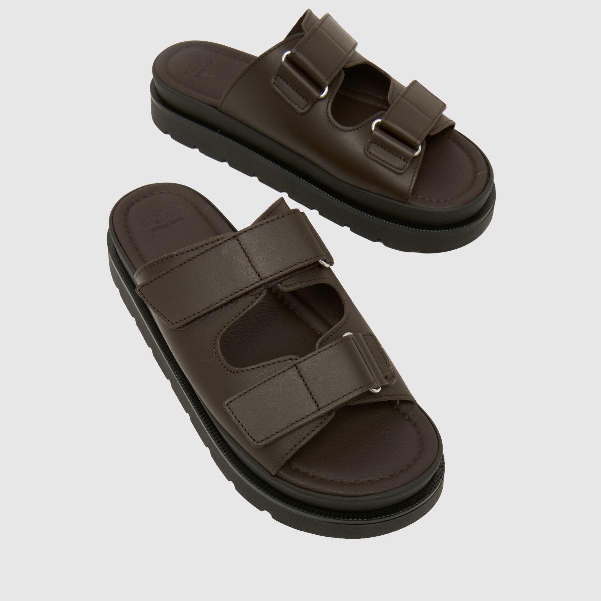 schuh Trina Chunky Leather in Brown schuh Trina Chunky Leather 4