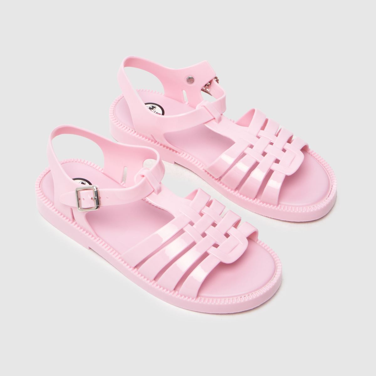 JUJU JELLIES Reilly Open Toe in Pale Pink JUJU JELLIES Reilly Open Toe 4